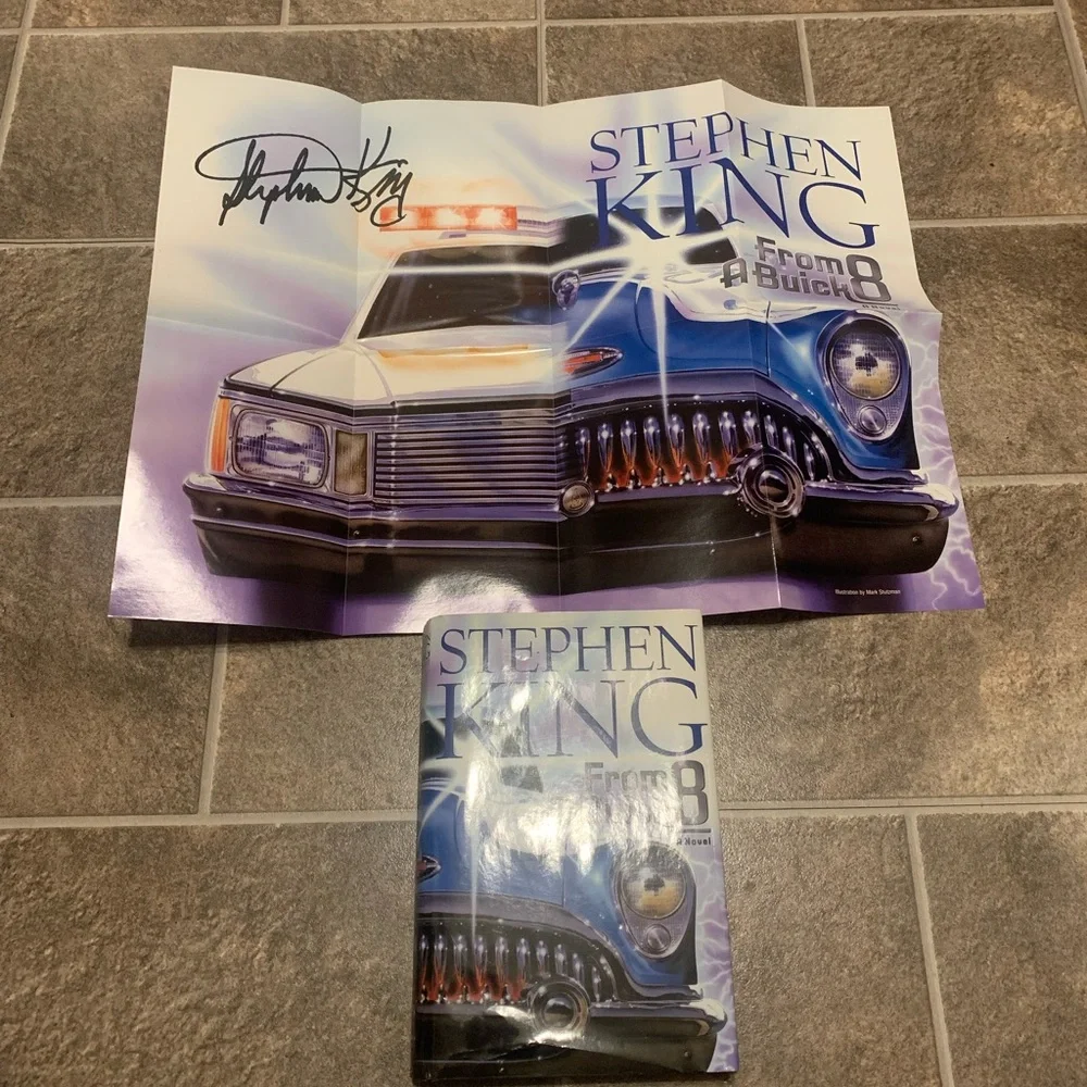 From a Buick 8 by Stephen King (2002, Hardcover) 1st Edition w/Promo Poster - Picture 1 of 11